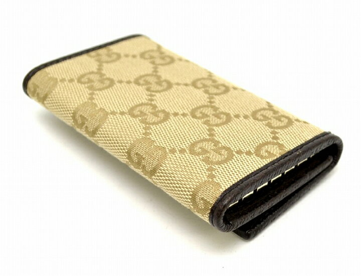 楽天市場】【未使用品】GUCCI グッチ GGキャンバス 6連キーケース 