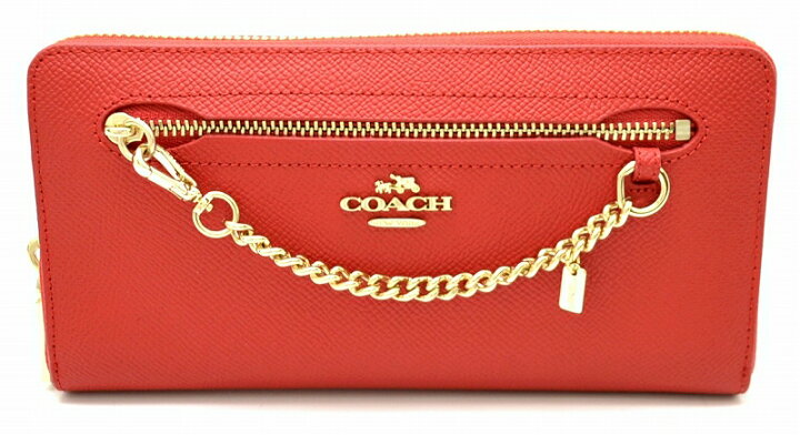 楽天市場】【未使用品】【財布】COACH コーチ チェーン アコーディオン 