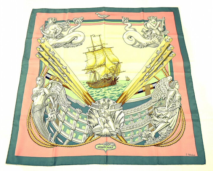 楽天市場】【中古】【アパレル】HERMES エルメス カレ90 スカーフ 大判  