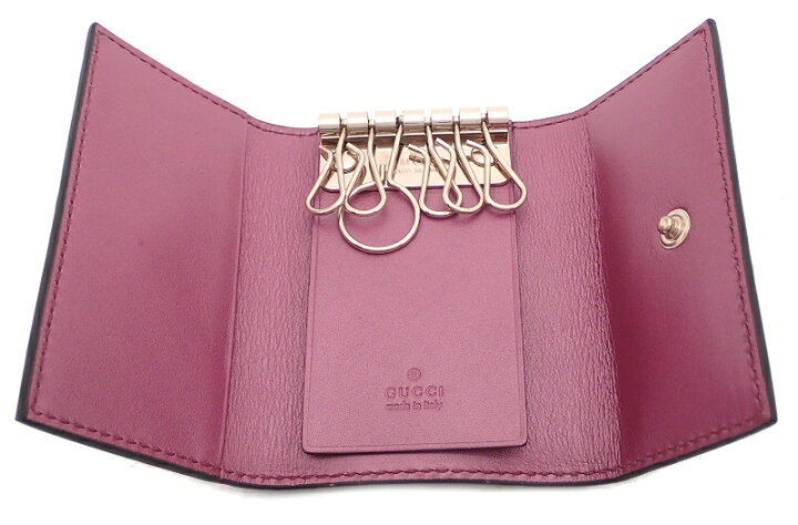 楽天市場】GUCCI グッチ グッチシマ 6連キーケース GG柄 メタリック 