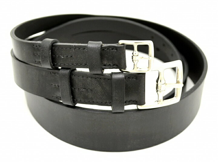 楽天市場】HERMES エルメス レザー 2連ベルト デザインベルト シルバー  