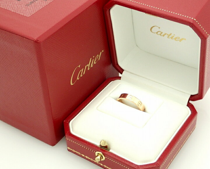 楽天市場】【ジュエリー】Cartier カルティエ ミニラブリング 指輪 
