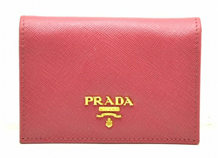 楽天市場】PRADA プラダ カードケース 名刺入れ サフィアーノ 型押し 