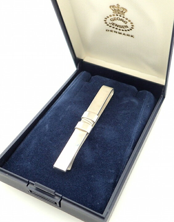 美品 ジョージジェンセン 17 ネクタイピン ブルートパーズ/24-4507S 