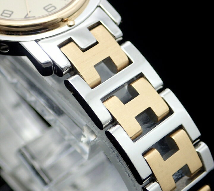 楽天市場】【ウォッチ】HERMES エルメス クリッパー デイト アイボリー  