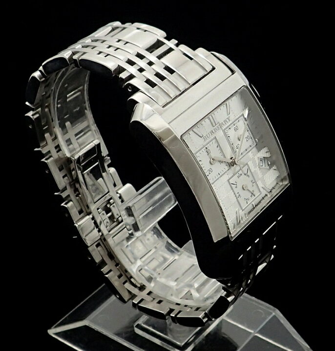 楽天市場】【ウォッチ】BURBERRY バーバリー スクエア クロノ  