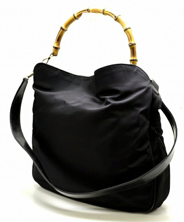 楽天市場】【バッグ】GUCCI グッチ バンブー ナイロン レザー 2WAY  