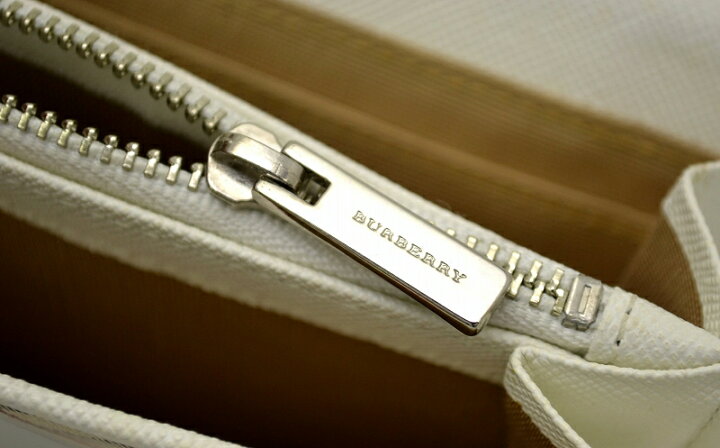 楽天市場】【バッグ】BURBERRY バーバリー 2つ折り 長財布 ダブル 
