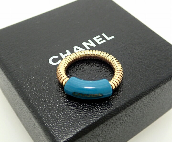 楽天市場】【ジュエリー】CHANEL シャネル ロゴ リング 指輪 11号 #11 
