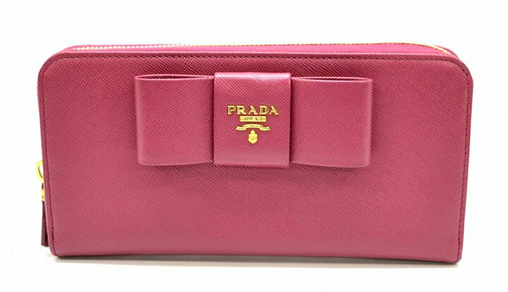 楽天市場】【財布】PRADA プラダ サフィアーノ ラウンドファスナー 長 
