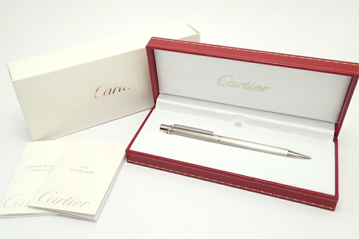 楽天市場】【未使用品】Cartier カルティエ ボールペン トリニティ 