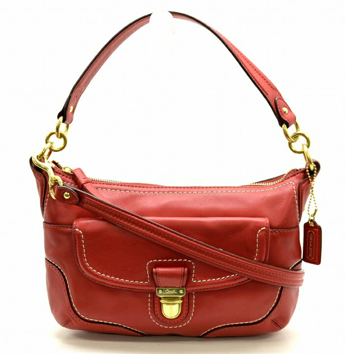 楽天市場】【未使用品】【バッグ】COACH コーチ レザー ハンドバッグ 