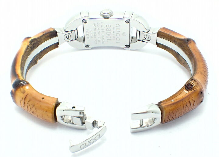 楽天市場】【ウォッチ】GUCCI グッチ 6800L バングル ブラック文字盤  