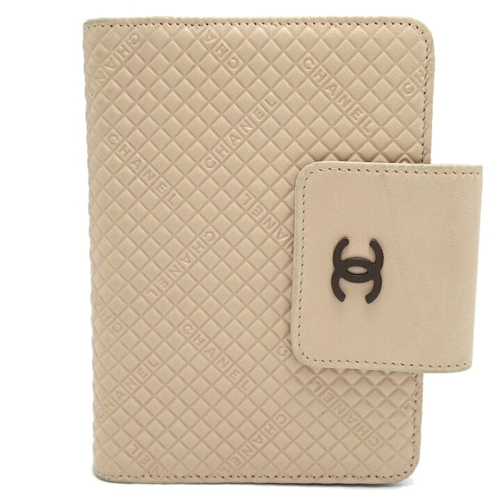 楽天市場】CHANEL シャネル ココマーク 手帳カバー 6穴式 アジェンダ  