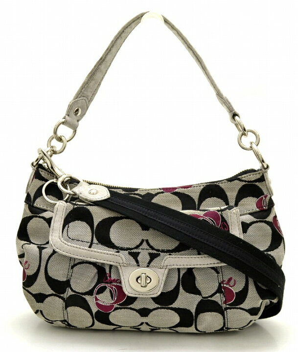 楽天市場】【バッグ】COACH コーチ シグネチャー ポピー グルービー  