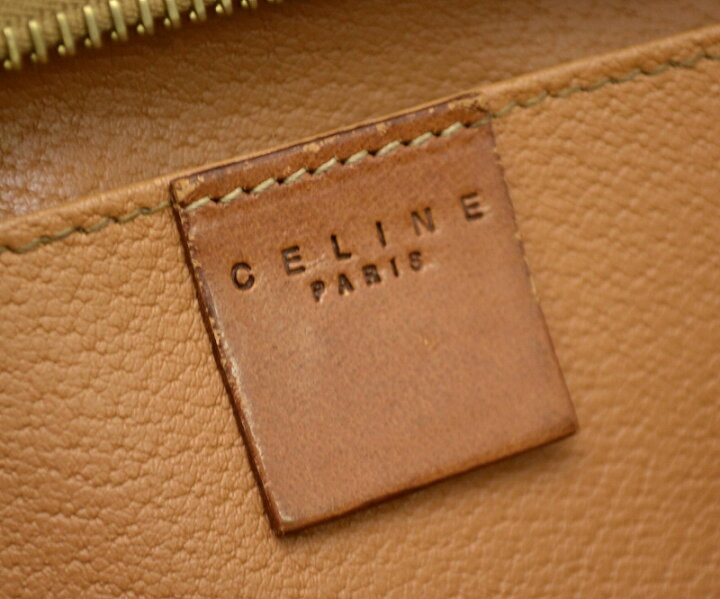 楽天市場】【バッグ】CELINE セリーヌ マカダム柄 ブラゾン柄 ポーチ 