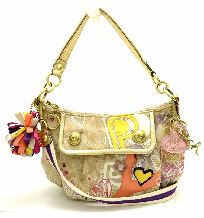 楽天市場】【バッグ】COACH コーチ シグネチャー ポピー グラフィティ  