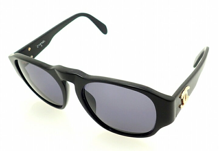 楽天市場】CHANEL シャネル サングラス ココマーク スモーク 黒  