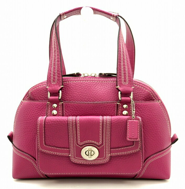 楽天市場】【バッグ】COACH コーチ ハンプトンズ レザー サッチェル  