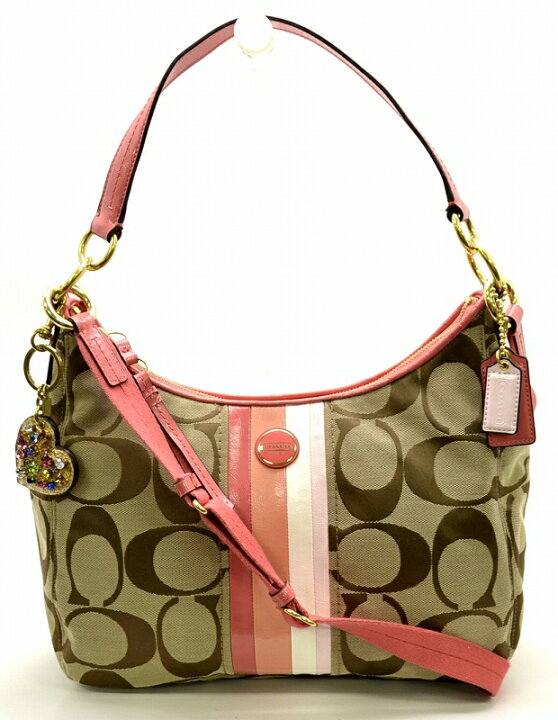 楽天市場】【バッグ】COACH コーチ シグネチャー ストライプ  