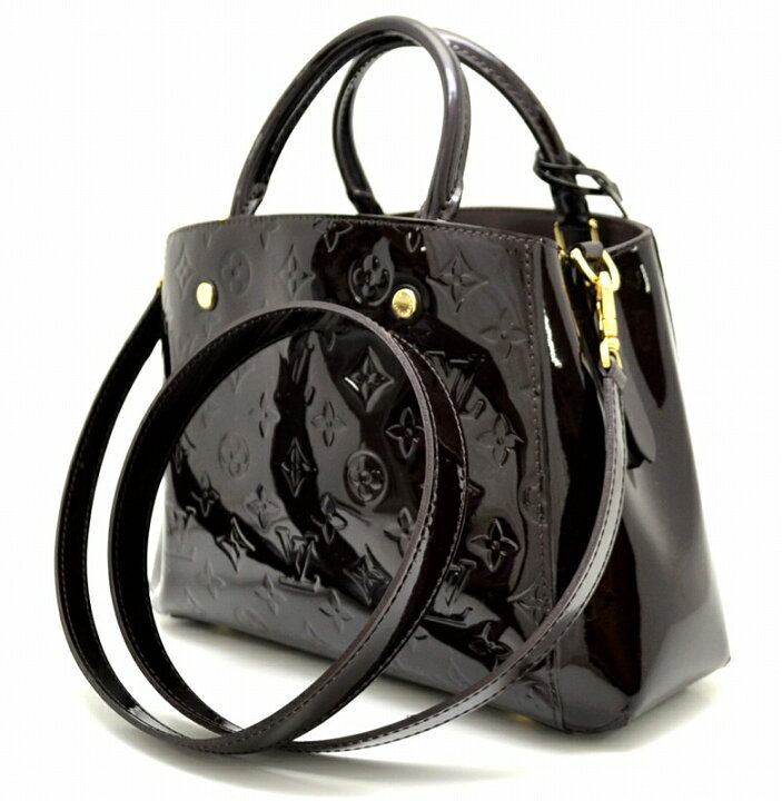 LOUIS VUITTON ルイ ヴィトン モノグラムヴェルニ モンテーニュBB 