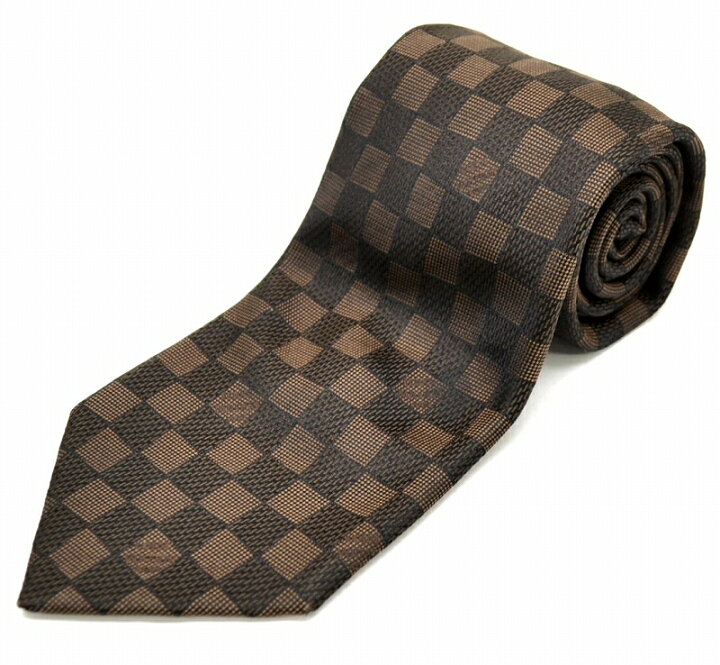 楽天市場】LOUIS VUITTON ルイ ヴィトン ネクタイ クラヴァット ダミエ 