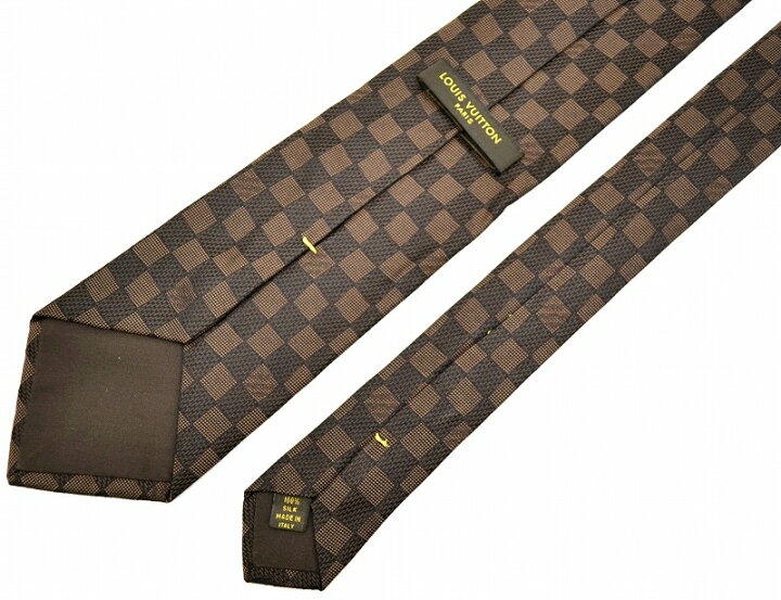 楽天市場】LOUIS VUITTON ルイ ヴィトン ネクタイ クラヴァット ダミエ  