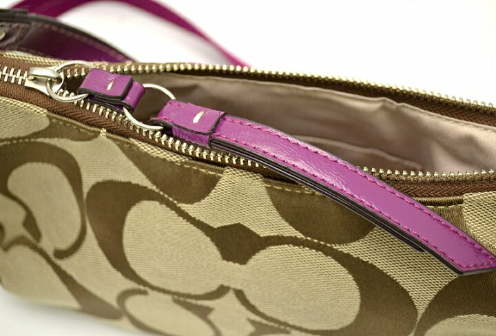 楽天市場】【バッグ】COACH コーチ シグネチャー ストライプ デミ  