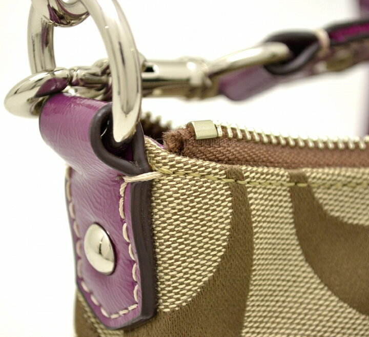 楽天市場】【バッグ】COACH コーチ シグネチャー ストライプ デミ  