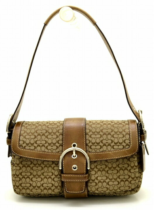 楽天市場】【バッグ】COACH コーチ ミニシグネチャー ミニハンドバッグ 