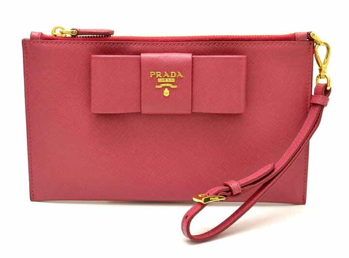 楽天市場】【未使用品】【バッグ】PRADA プラダ フラット ポーチ 