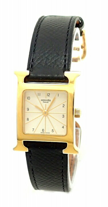 ☆SALE【5wwh0327】エルメス Hウォッチ HH1.201 白文字盤【中古  