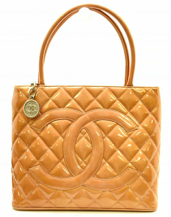 楽天市場】【バッグ】CHANEL シャネル エナメル 復刻トート トート  