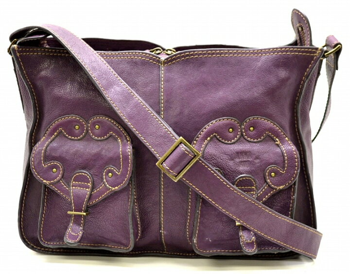 【中古】ANNA SUI(アナスイ) トートバッグ 黒×パープル