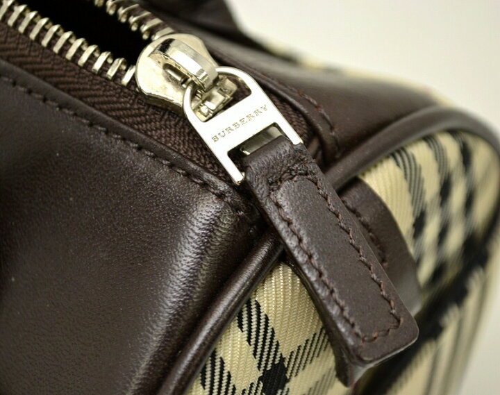楽天市場】【バッグ】BURBERRY バーバリー ハンドバッグ 筒型 
