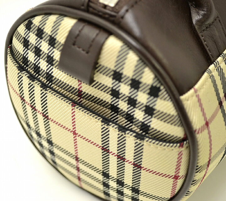 楽天市場】【バッグ】BURBERRY バーバリー ハンドバッグ 筒型 