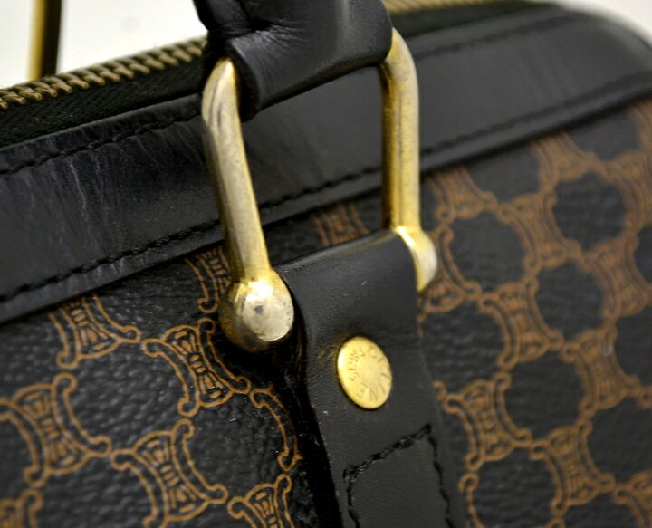 楽天市場】【バッグ】CELINE セリーヌ マカダム柄 ボストンバッグ 