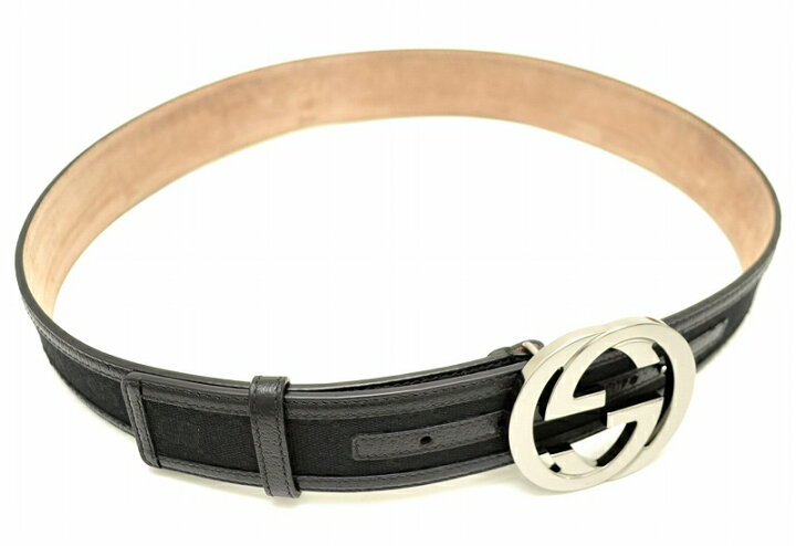 楽天市場】GUCCI グッチ GGキャンバス インターロッキング Gバックル 