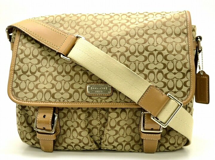 楽天市場】【バッグ】COACH コーチ ミニシグネチャー スモール 