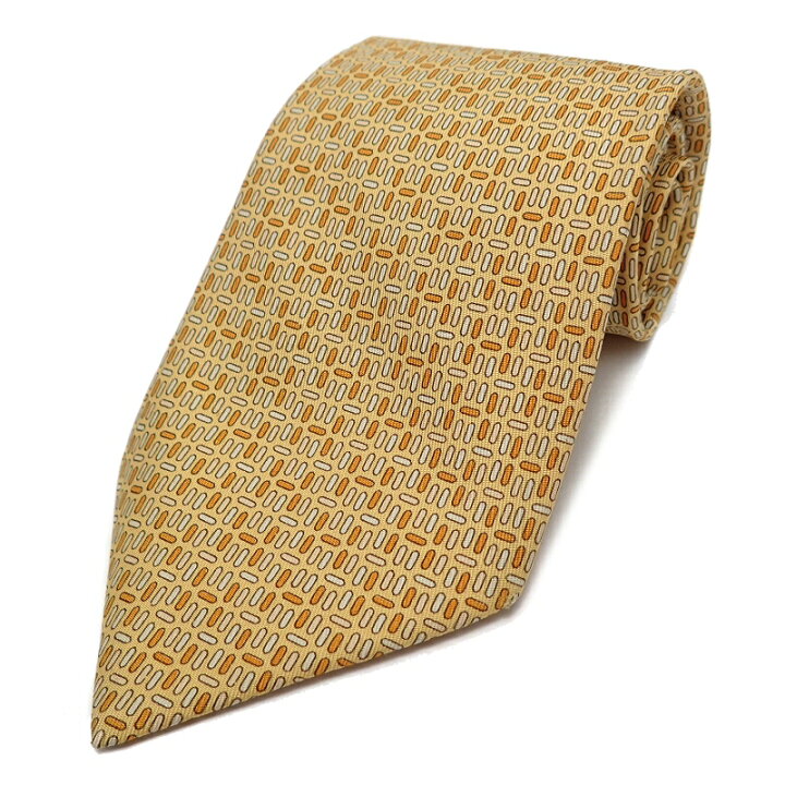 楽天市場】HERMES エルメス ネクタイ シルク100% イエロー系 【中古  