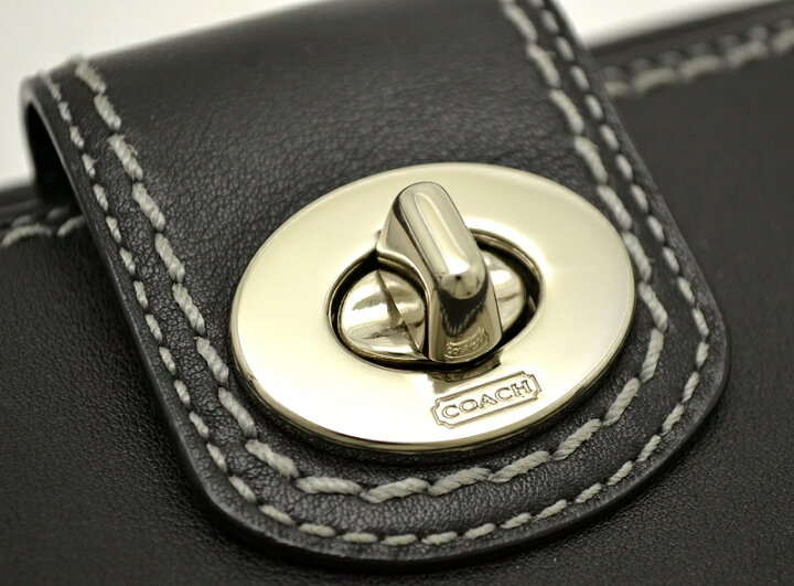 楽天市場】【未使用品】【財布】COACH コーチ ターンロック 2つ折 W 