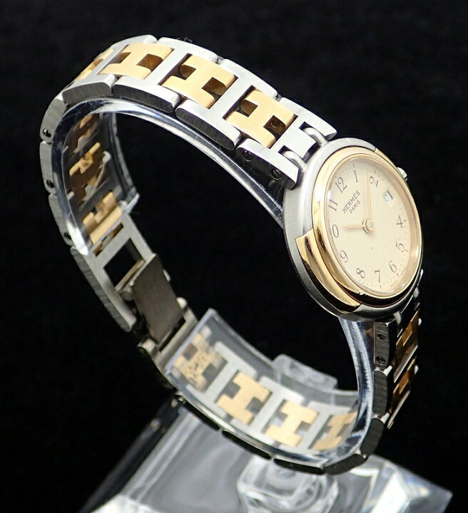 楽天市場】【ウォッチ】HERMES エルメス ウィンザー デイト アイボリー  