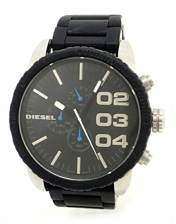 楽天市場】【ウォッチ】DIESEL ディーゼル クロノグラフ SS ブラック 