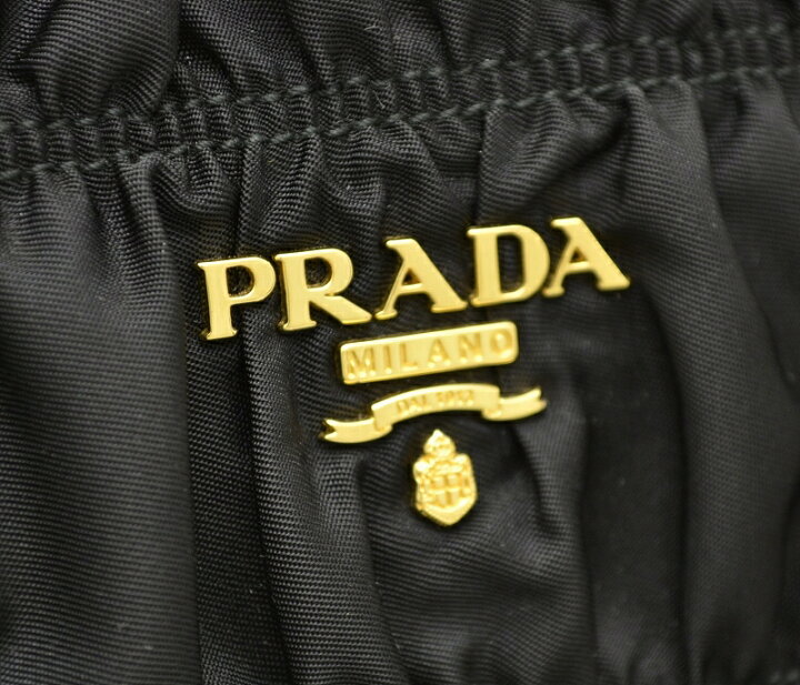 楽天市場】【バッグ】PRADA プラダ ギャザー トートバッグ ショルダー 