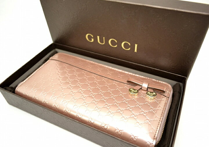 楽天市場】【未使用品】【財布】GUCCI グッチ シャイニーマイクロ  
