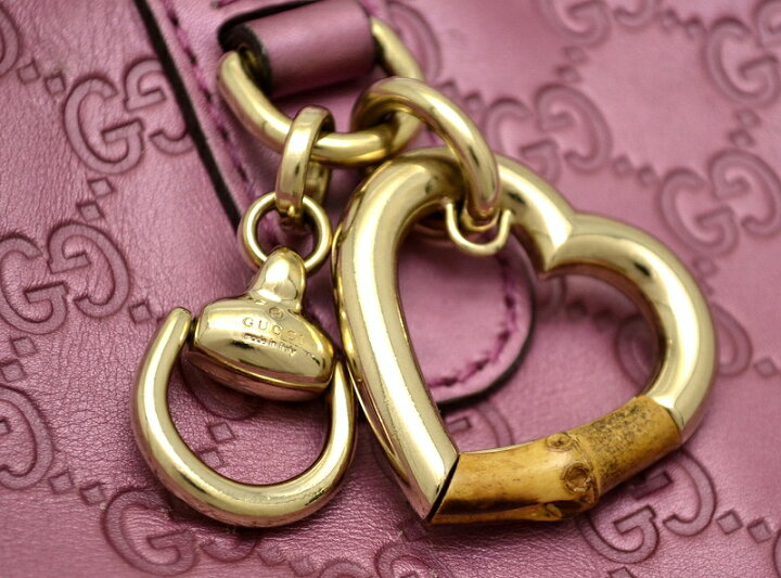 楽天市場】【バッグ】GUCCI グッチ グッチシマ ハートビット トート  