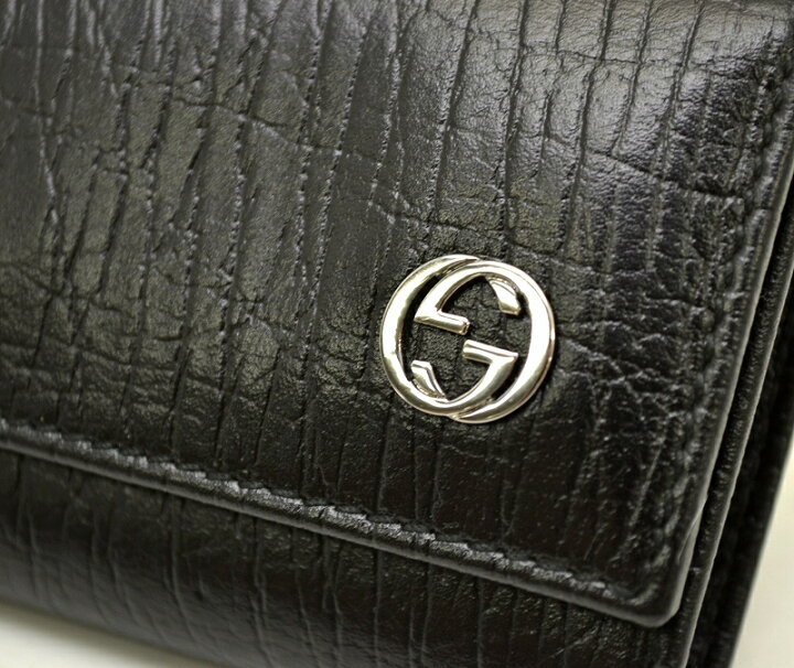 楽天市場】【未使用品】GUCCI グッチ Gロゴ 6連キーケース レザー 黒  