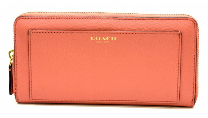 楽天市場】【財布】COACH コーチ ラウンドファスナー 長財布 レザー  