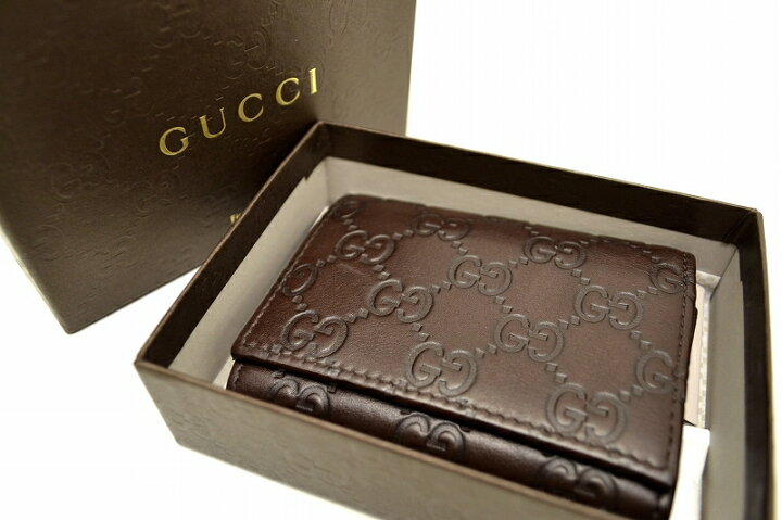 楽天市場】GUCCI グッチ グッチシマ GG柄 レザー カードケース パス 