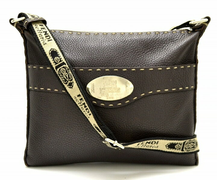 楽天市場】【バッグ】FENDI フェンディ セレリア レザー ステッチ 